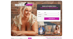 Desktop Screenshot of hookupbbw.com